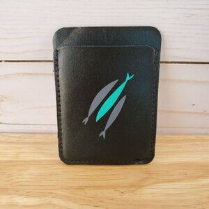 Black Phone Wallet With The Chosen TV Series Christian Gray And Teal Fish